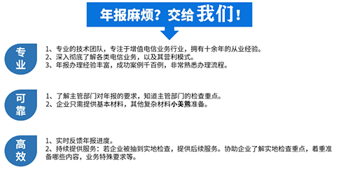 代辦增值電信業(yè)務(wù)年報(bào)管理系統(tǒng)服務(wù):